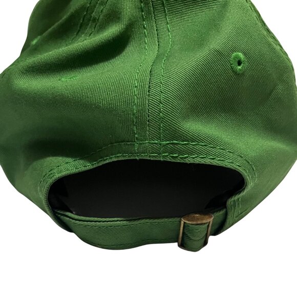John Deere Adjustable Baseball Cap Logo Strap Back Embroidery Green - Picture 6 of 9